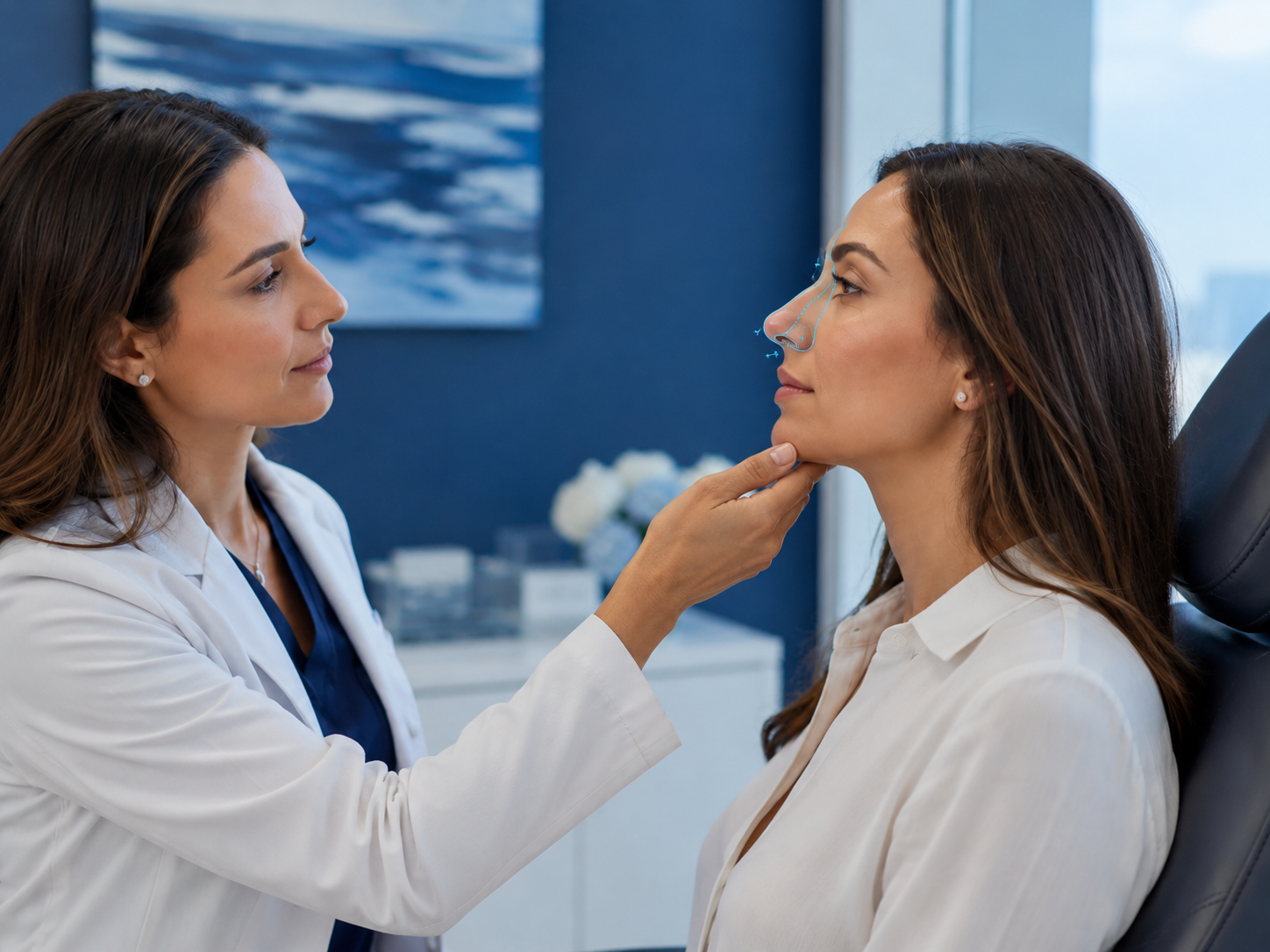 Revision rhinoplasty structural planning and profile assessment