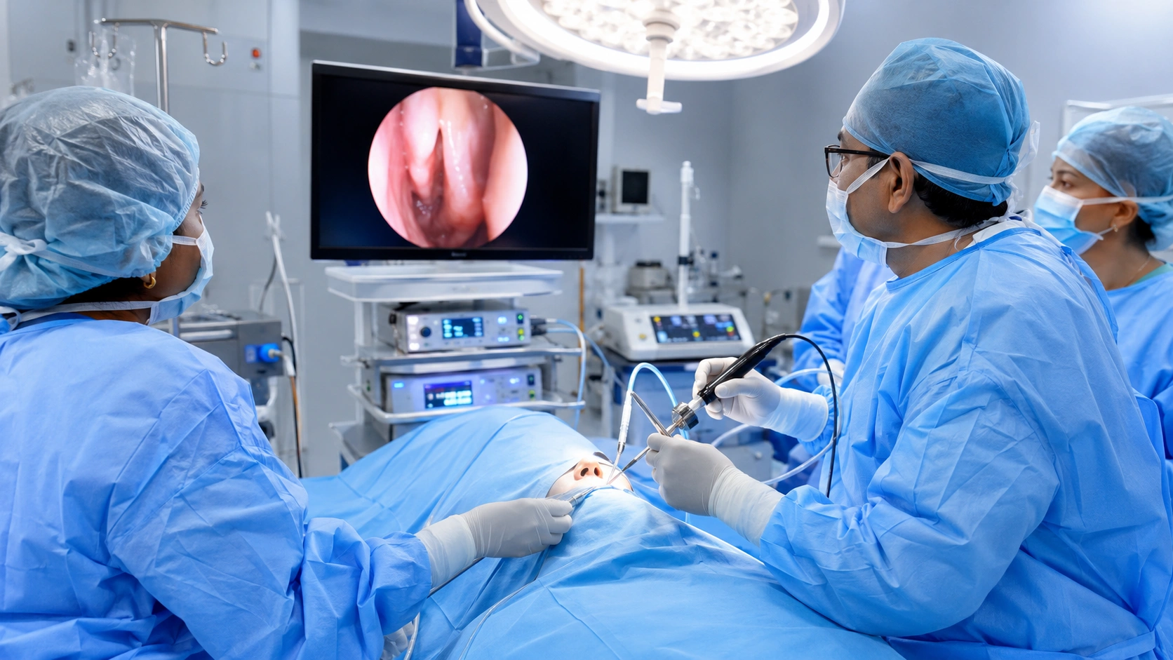 Endoscopic sinus surgery procedure