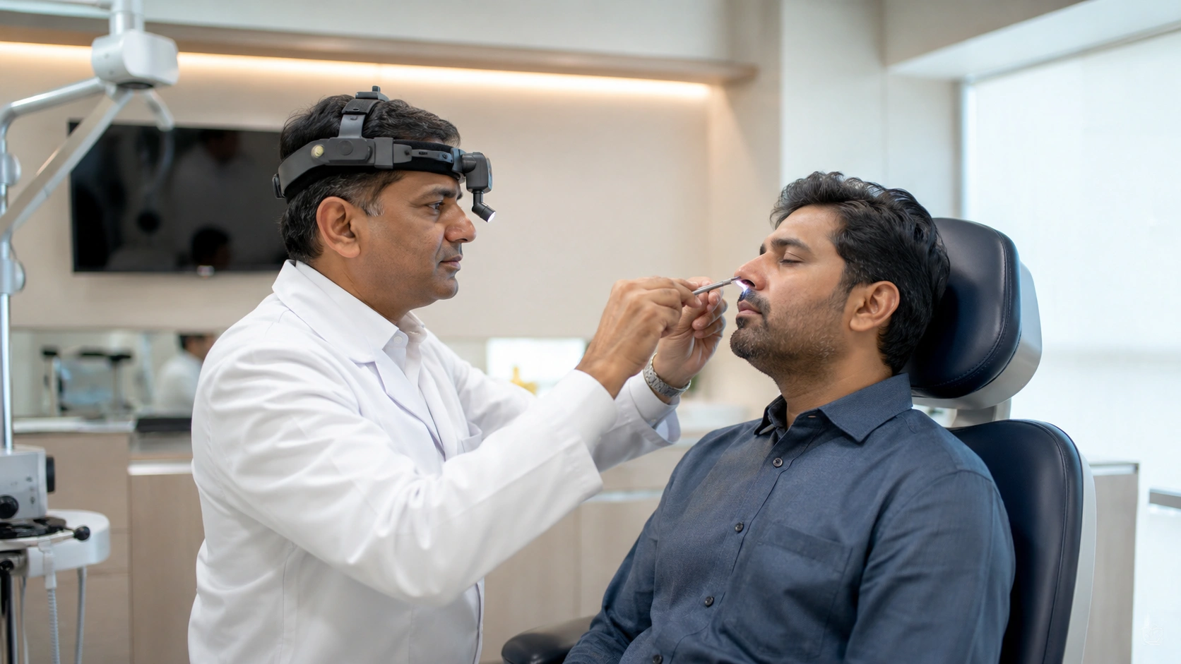 Follow-up consultation after nosebleed treatment