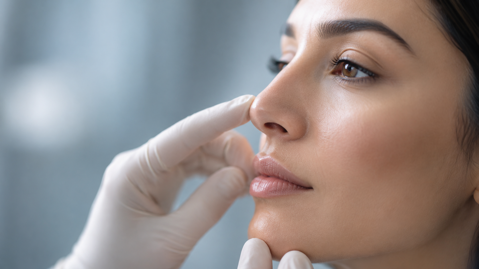 Natural rhinoplasty result