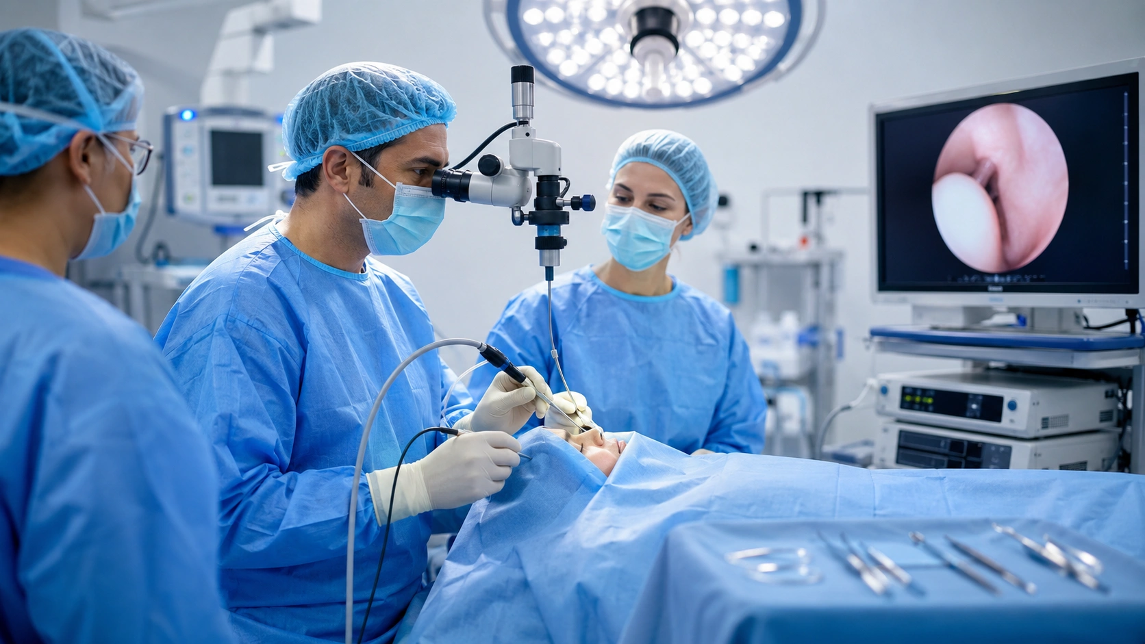 Septoplasty surgery process