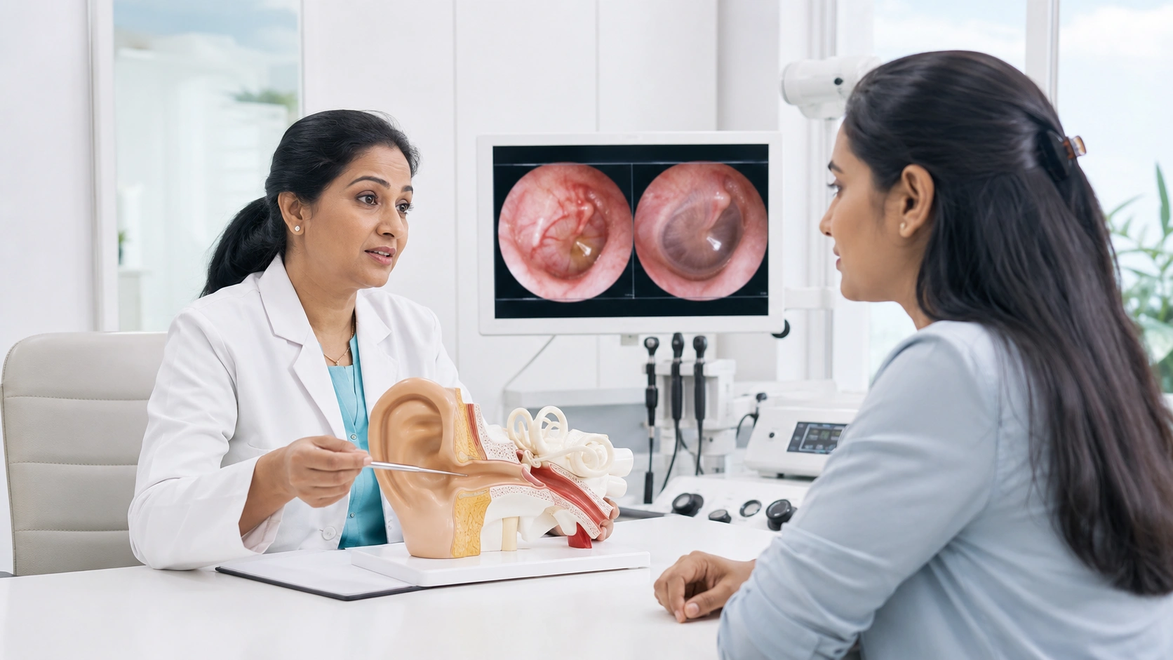 Ear infection treatment consultation