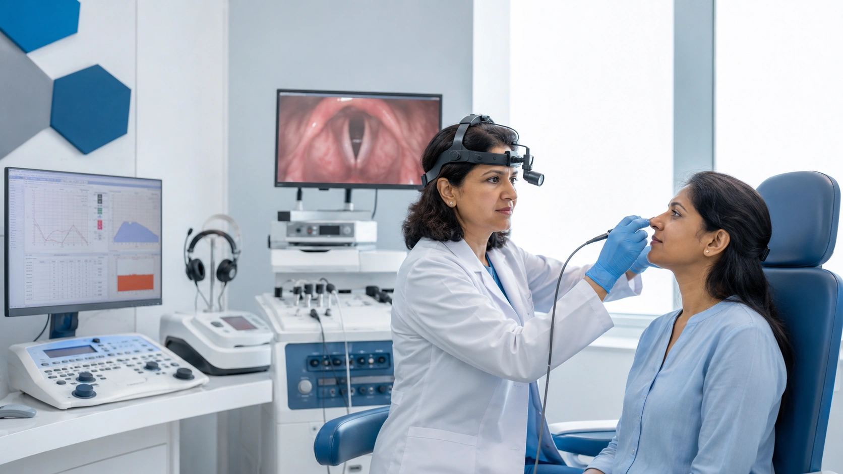 Advanced diagnostics for hearing and voice evaluation