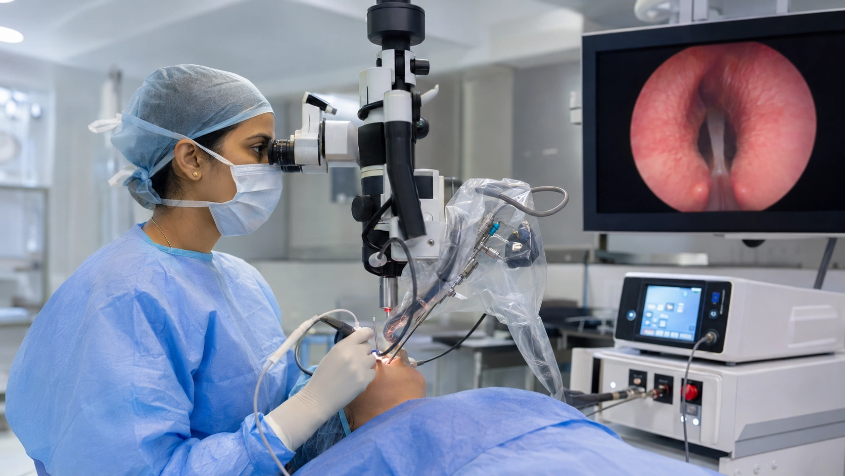 Postoperative review after laryngeal surgery