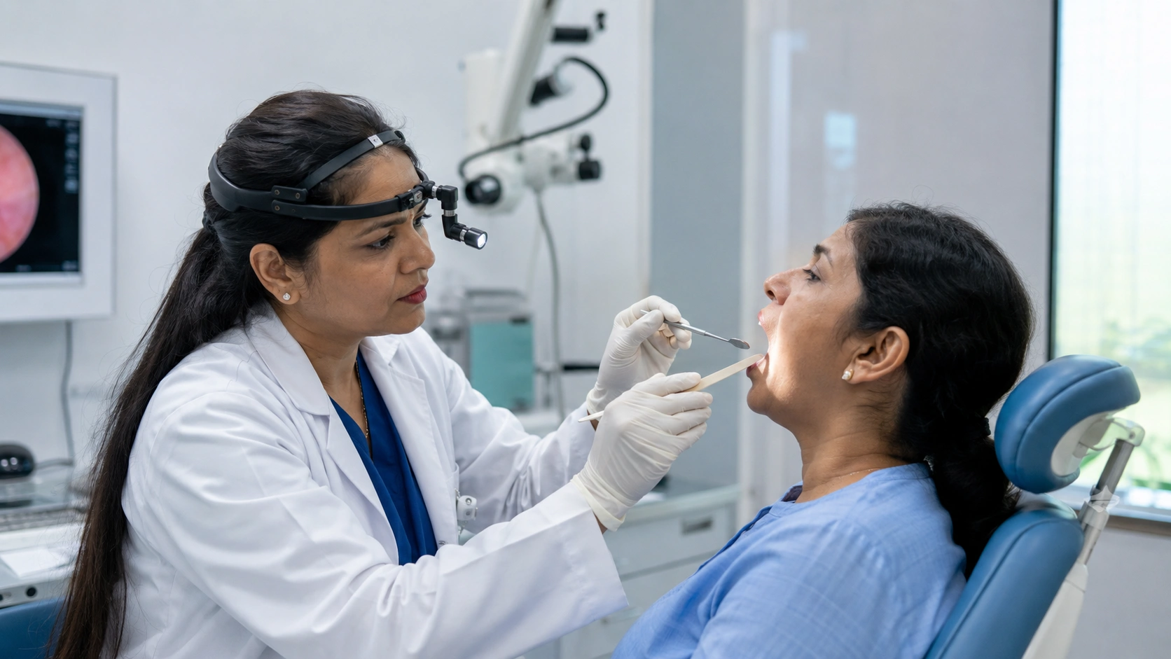 Lesion documentation before oral biopsy