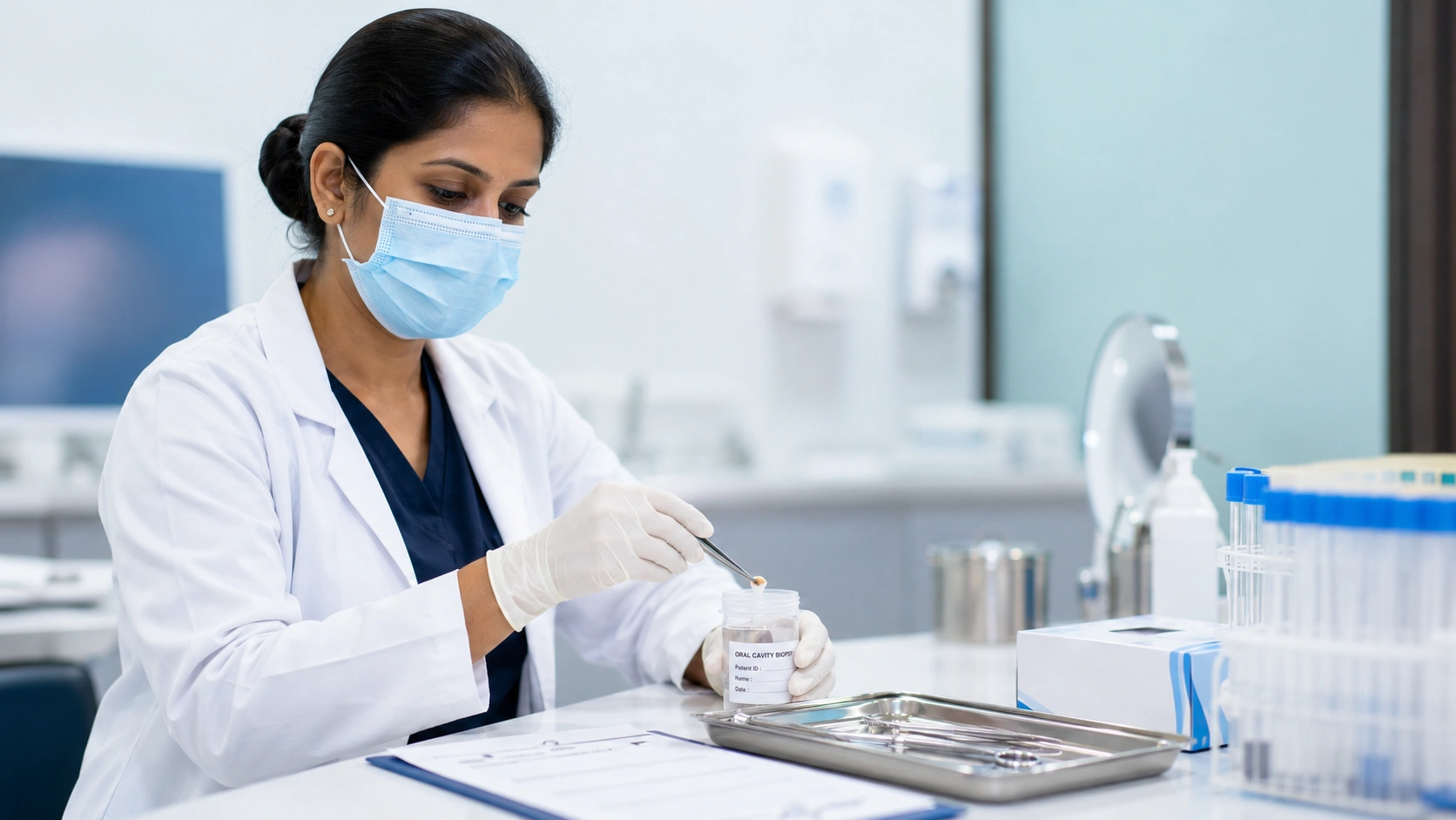 Results discussion after oral biopsy