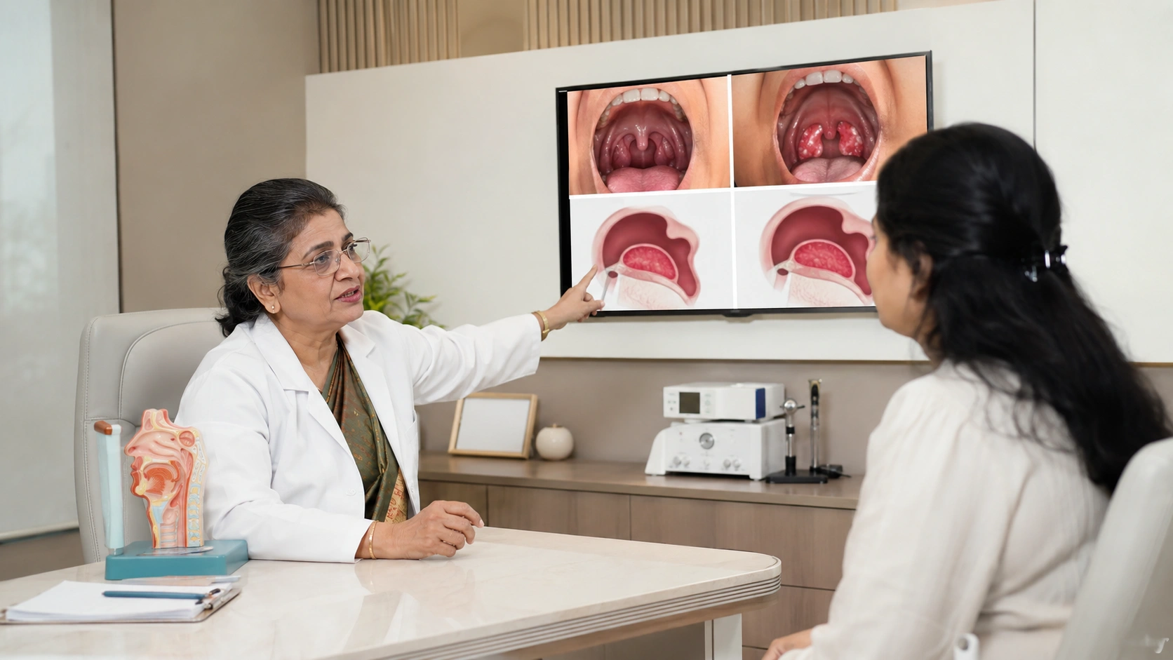 Diagnosis for tonsil and adenoid concerns
